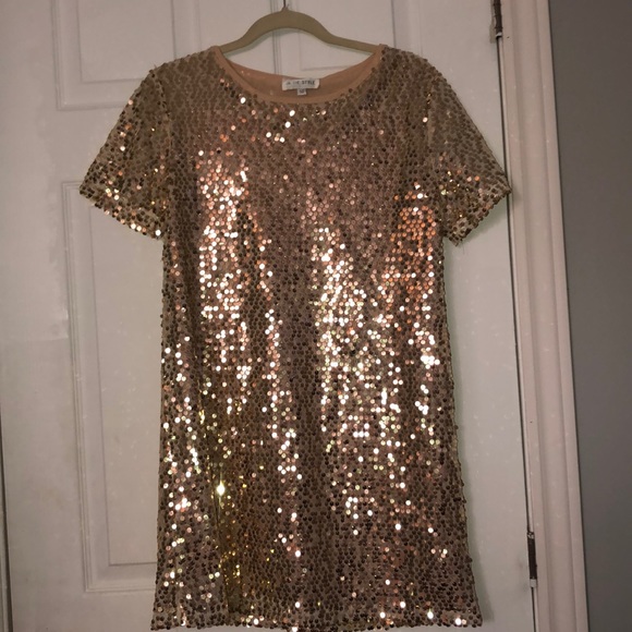 Sequence gold dress - Picture 1 of 4